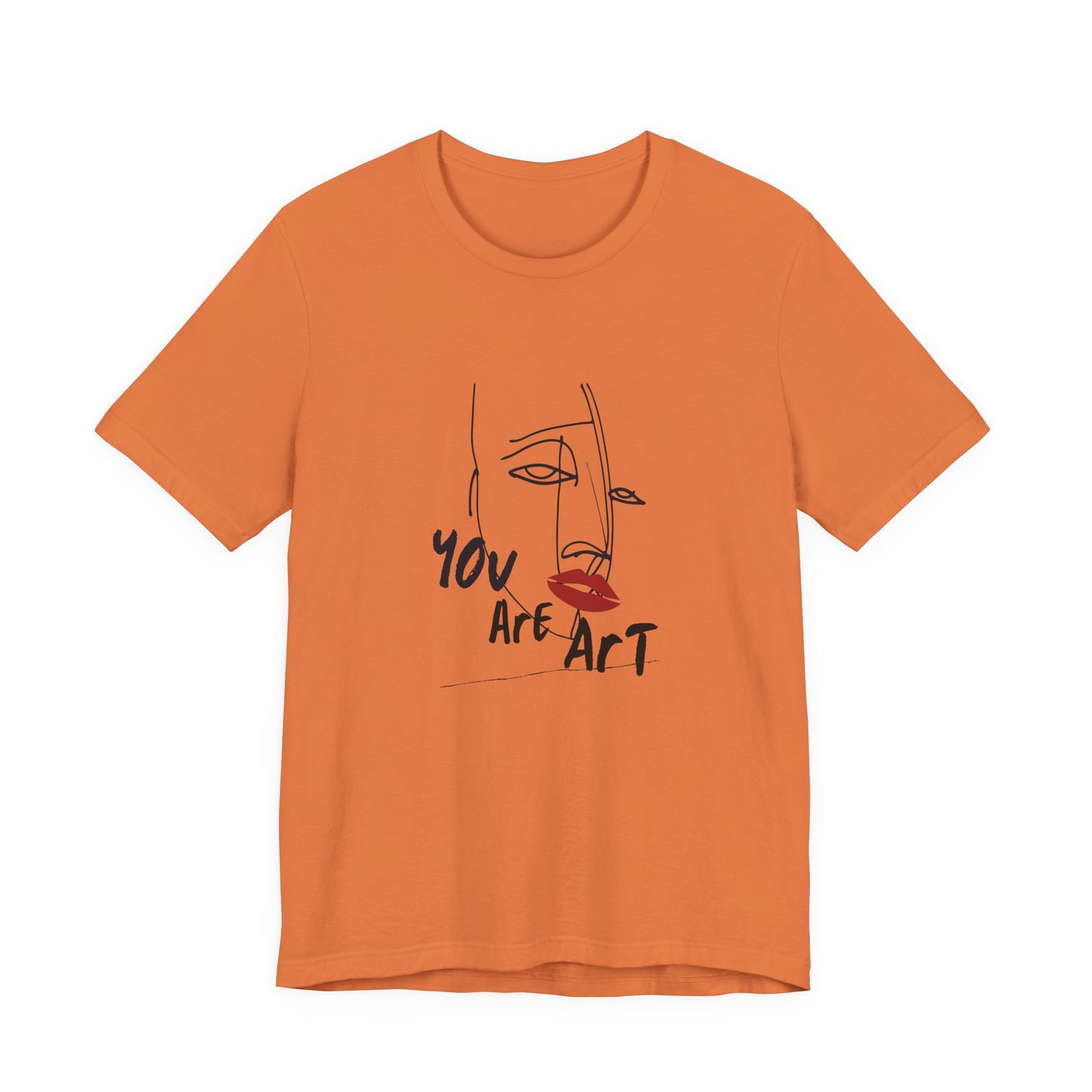 Artistic Expression Unisex Tee - You Are Art, Creative Gift, Casual Wear, Modern Design, Art Lover's Shirt
