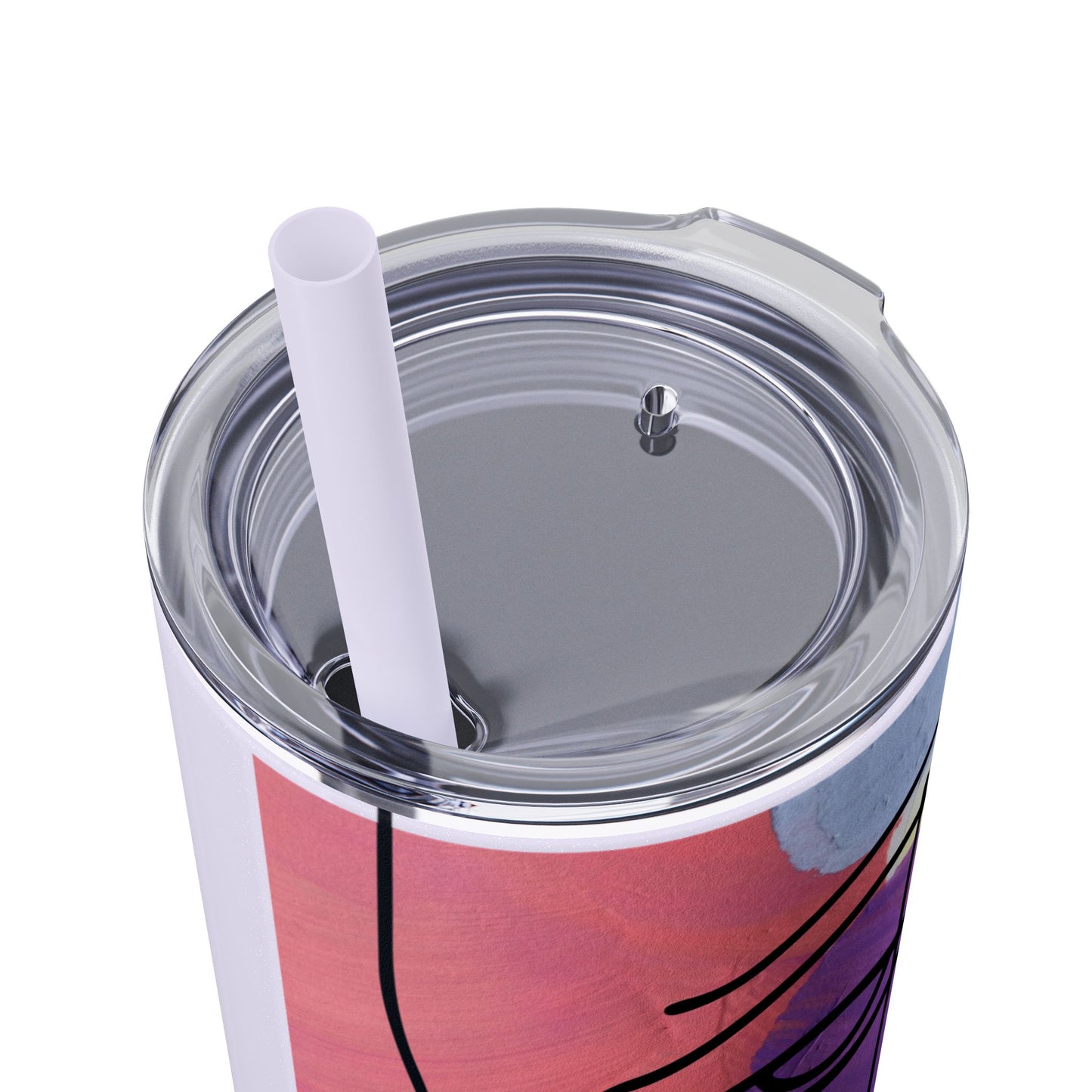 Artistic Skinny Tumbler with Straw, 20oz | Inspirational Drinkware, Colorful Water Bottle, Unique Gift Idea, Motivational Mug, [...]
