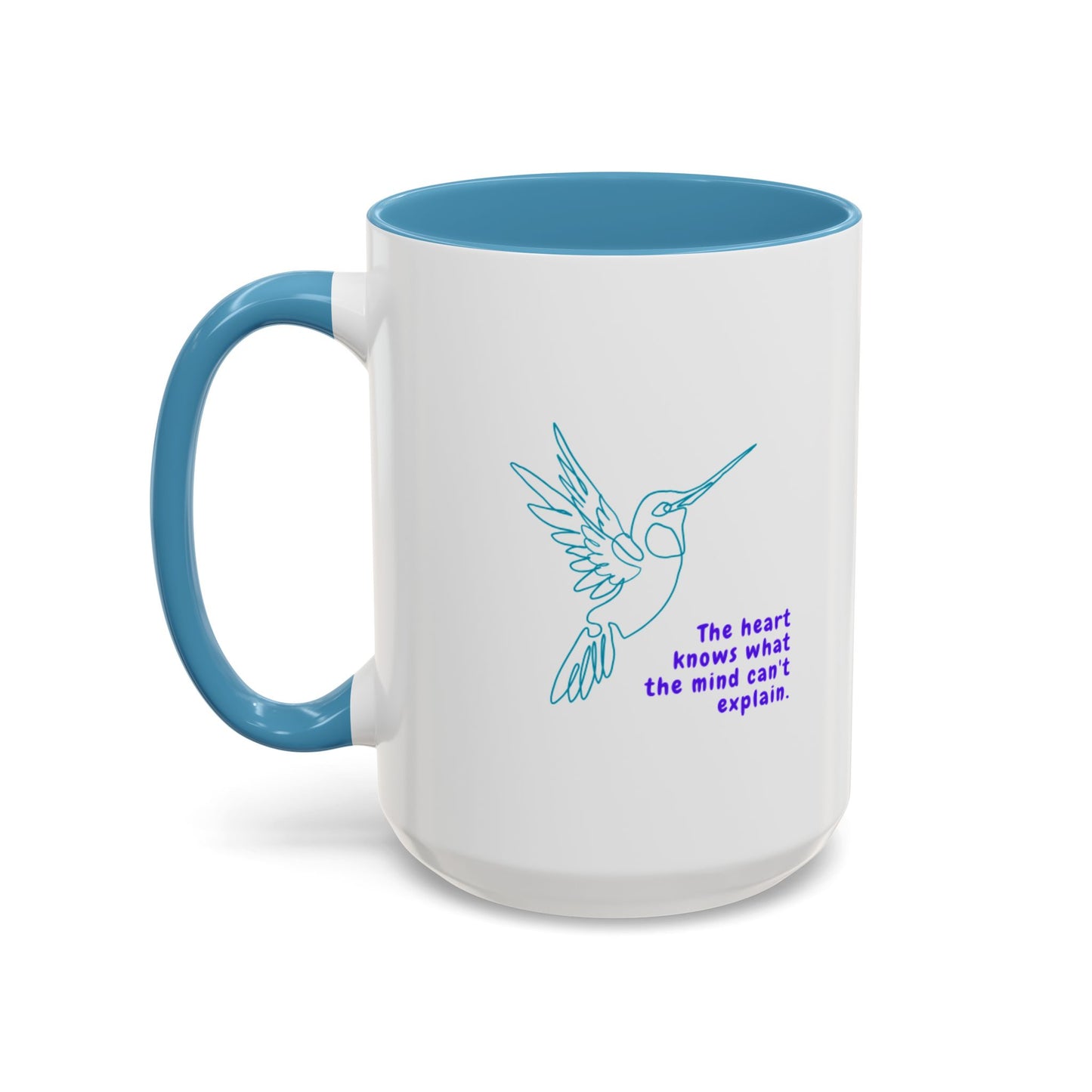 Colorful Hummingbird Coffee Mug, Inspirational Mug, Bird Lover Gift, Heartwarming Gift, Coffee Lover Gift, Affirmation Mug, Unique Mug