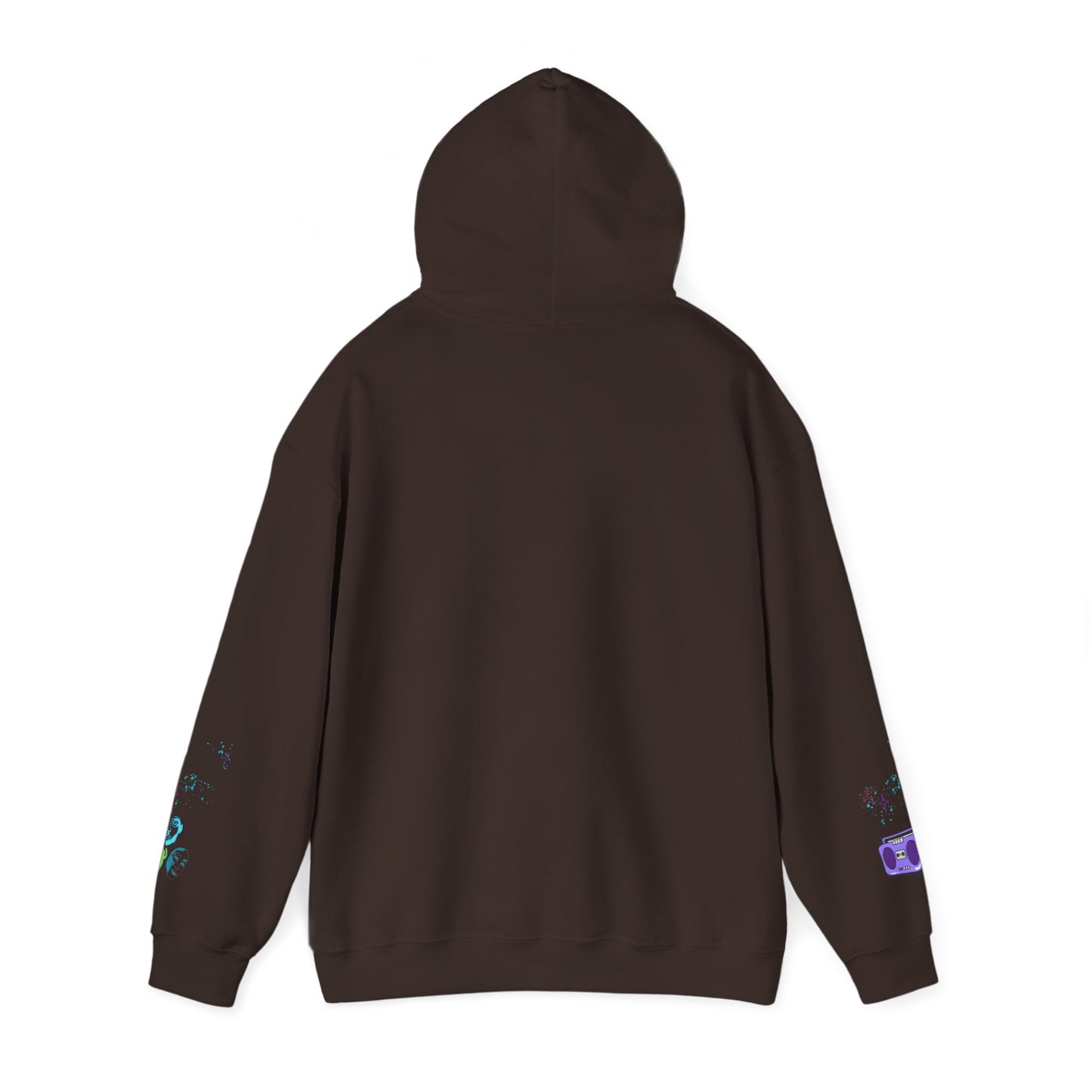 Colorful Dance Hoodie for Creative Spirits, Cozy Unisex Hooded Sweatshirt, Perfect for Parties, Dance Classes, Gifts