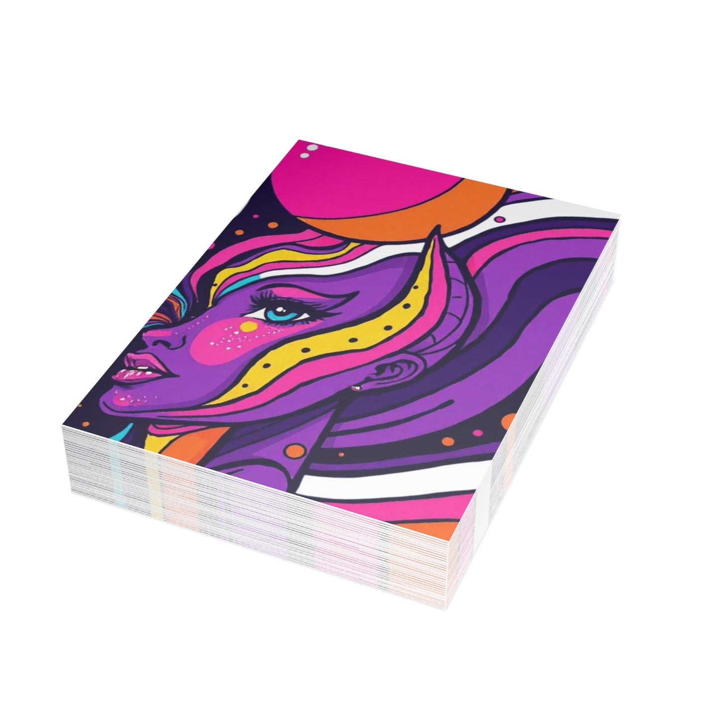 Vibrant Art Greeting Cards - Colorful Abstract Designs for Any Occasion, Art Cards, Fun Stationery, Unique Gift, Invite, Note Cards