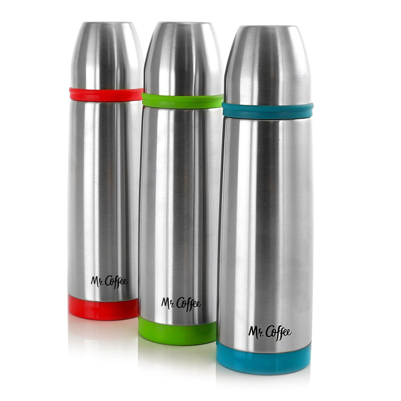 Mr. Coffee Altona 3 Piece 27 Ounce Stainless Steel Thermal Travel Bottles in Assorted Colors-0