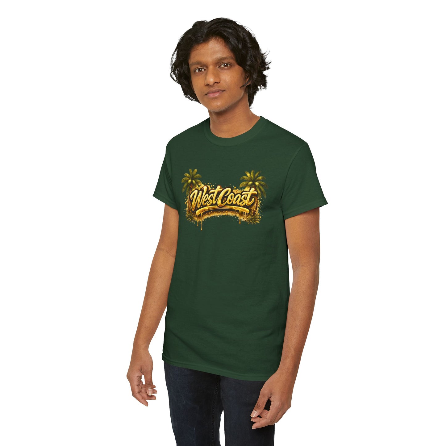 West Coast Palm Tree T-Shirt — Retro Surf Vibe Tee