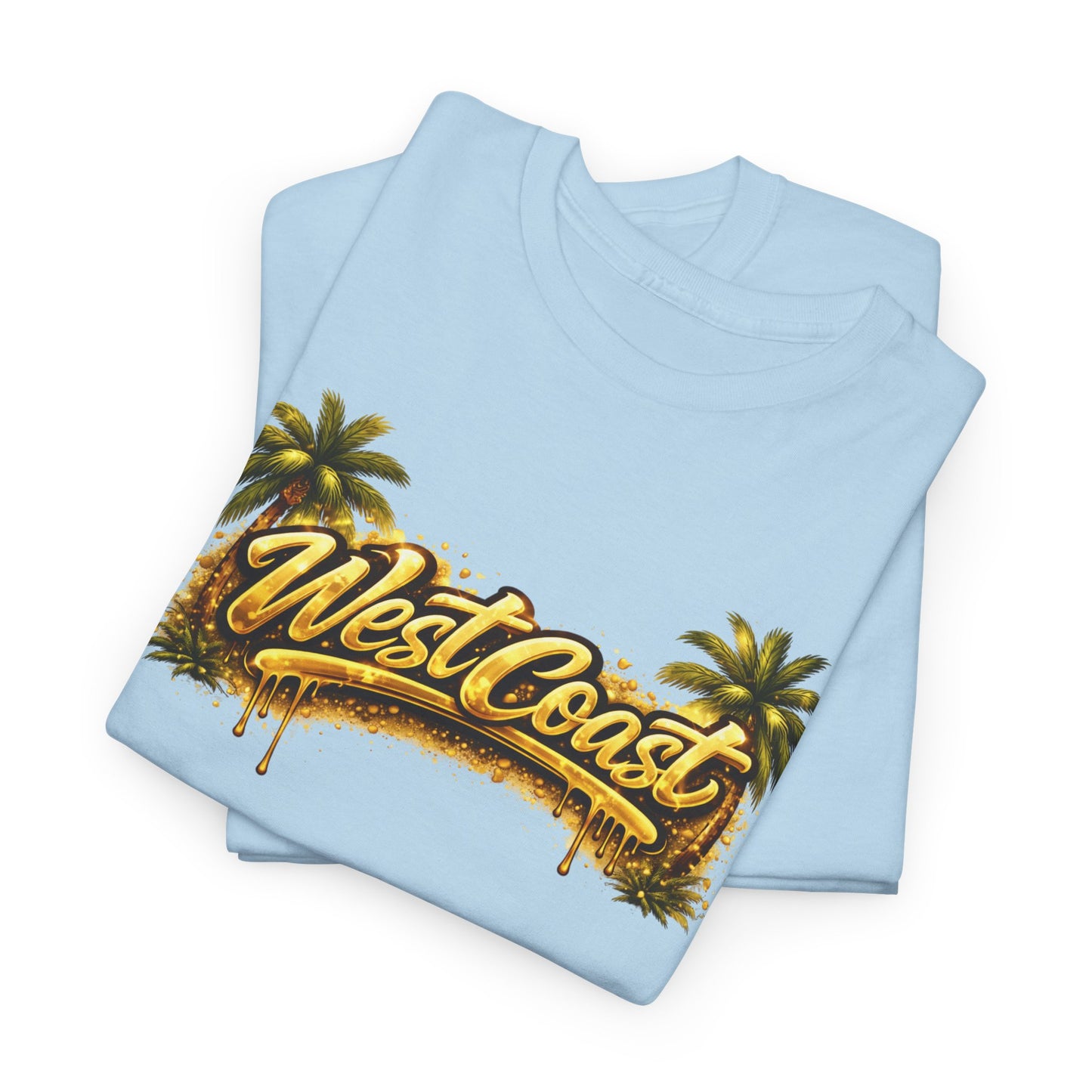 West Coast Palm Tree T-Shirt — Retro Surf Vibe Tee