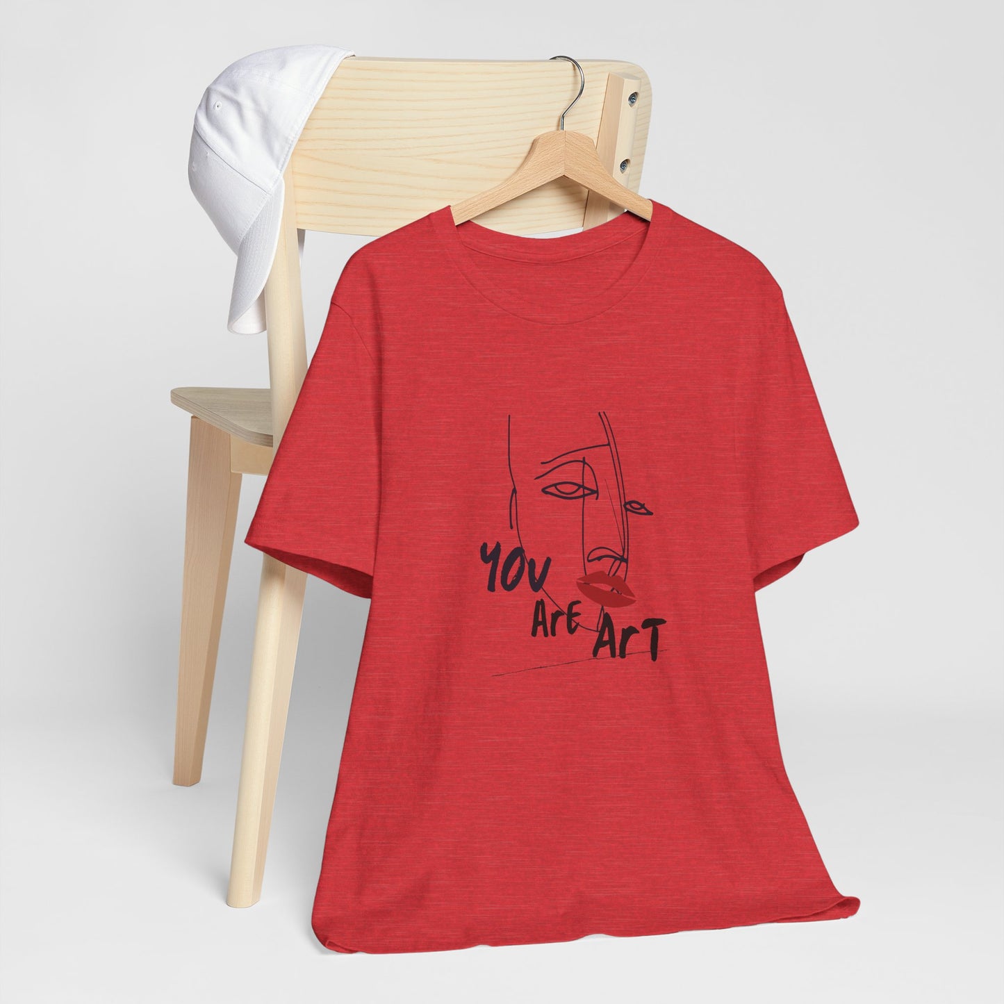 Artistic Expression Unisex Tee - You Are Art, Creative Gift, Casual Wear, Modern Design, Art Lover's Shirt