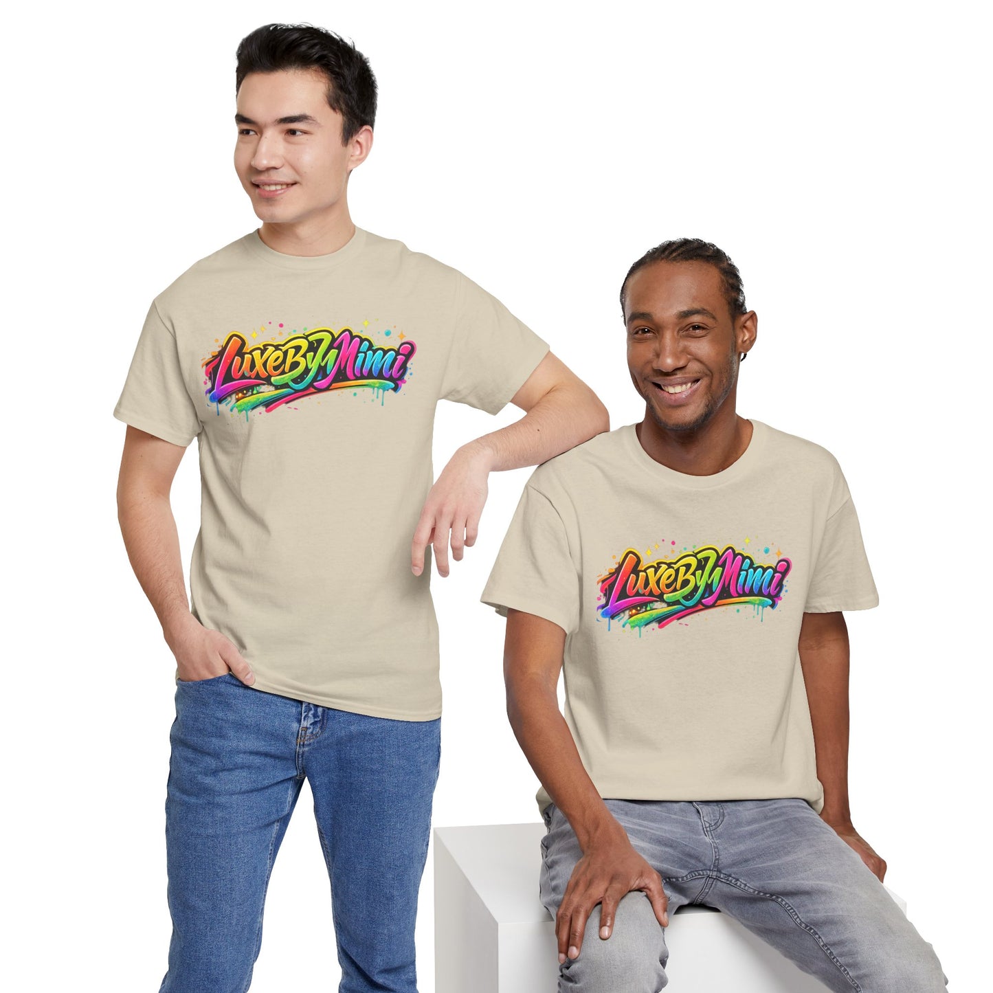 Graffiti Logo T-Shirt — 'Luxe By Mimi' Brand Colorful Streetwear Tee