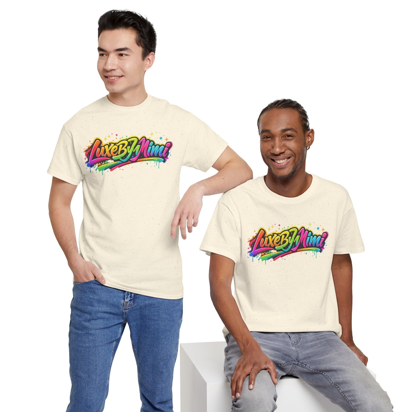 Graffiti Logo T-Shirt — 'Luxe By Mimi' Brand Colorful Streetwear Tee