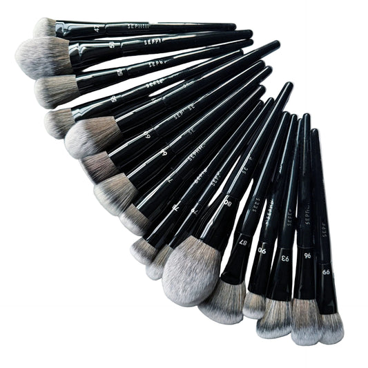 Lotus Series Foundation Eye Shadow Face Powder Repair Double-ended Makeup Brush
