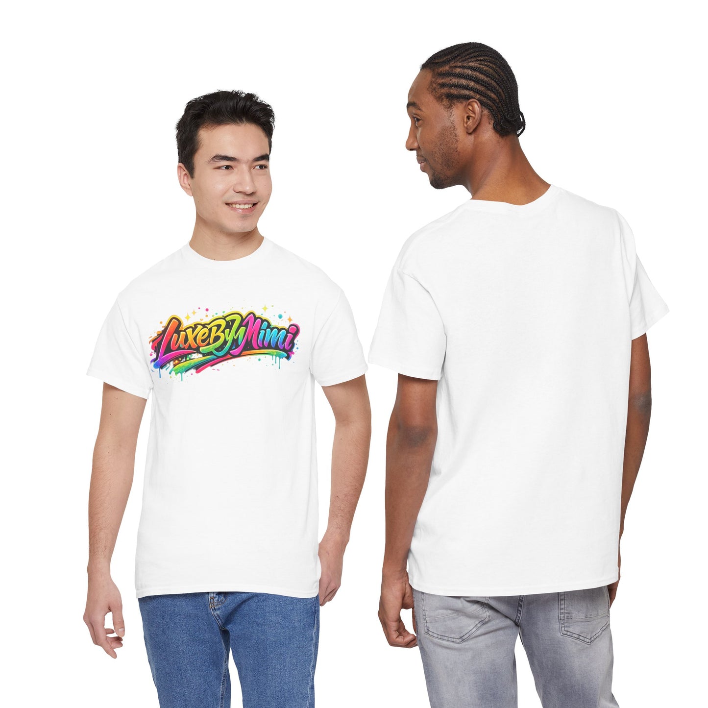 Graffiti Logo T-Shirt — 'Luxe By Mimi' Brand Colorful Streetwear Tee