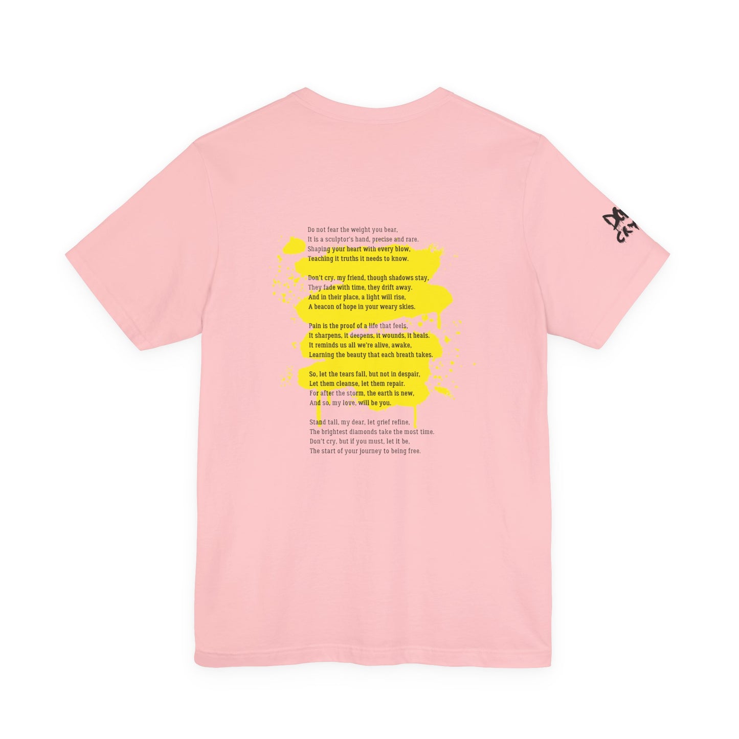 Inspirational Unisex Short Sleeve Tee - Journey to Self-Love & Empowerment