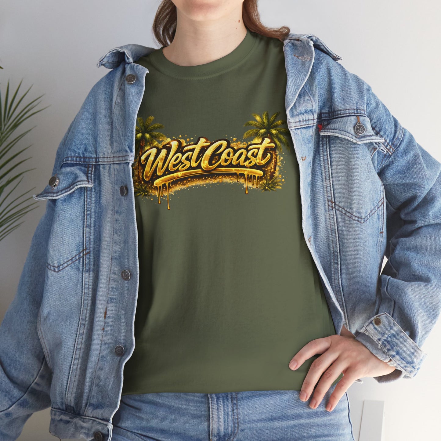 West Coast Palm Tree T-Shirt — Retro Surf Vibe Tee