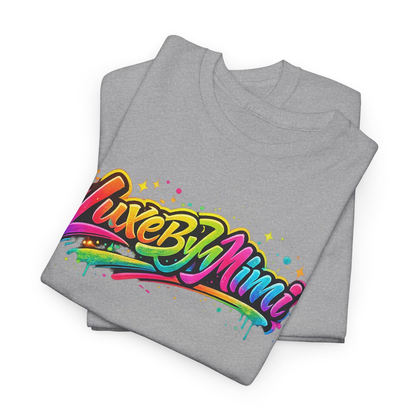Graffiti Logo T-Shirt — 'Luxe By Mimi' Brand Colorful Streetwear Tee