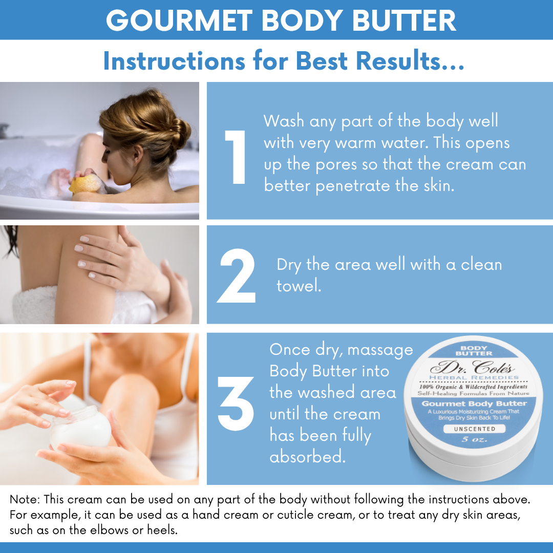 Dr. Cole's Gourmet Body Butter - Unscented SixPak-1