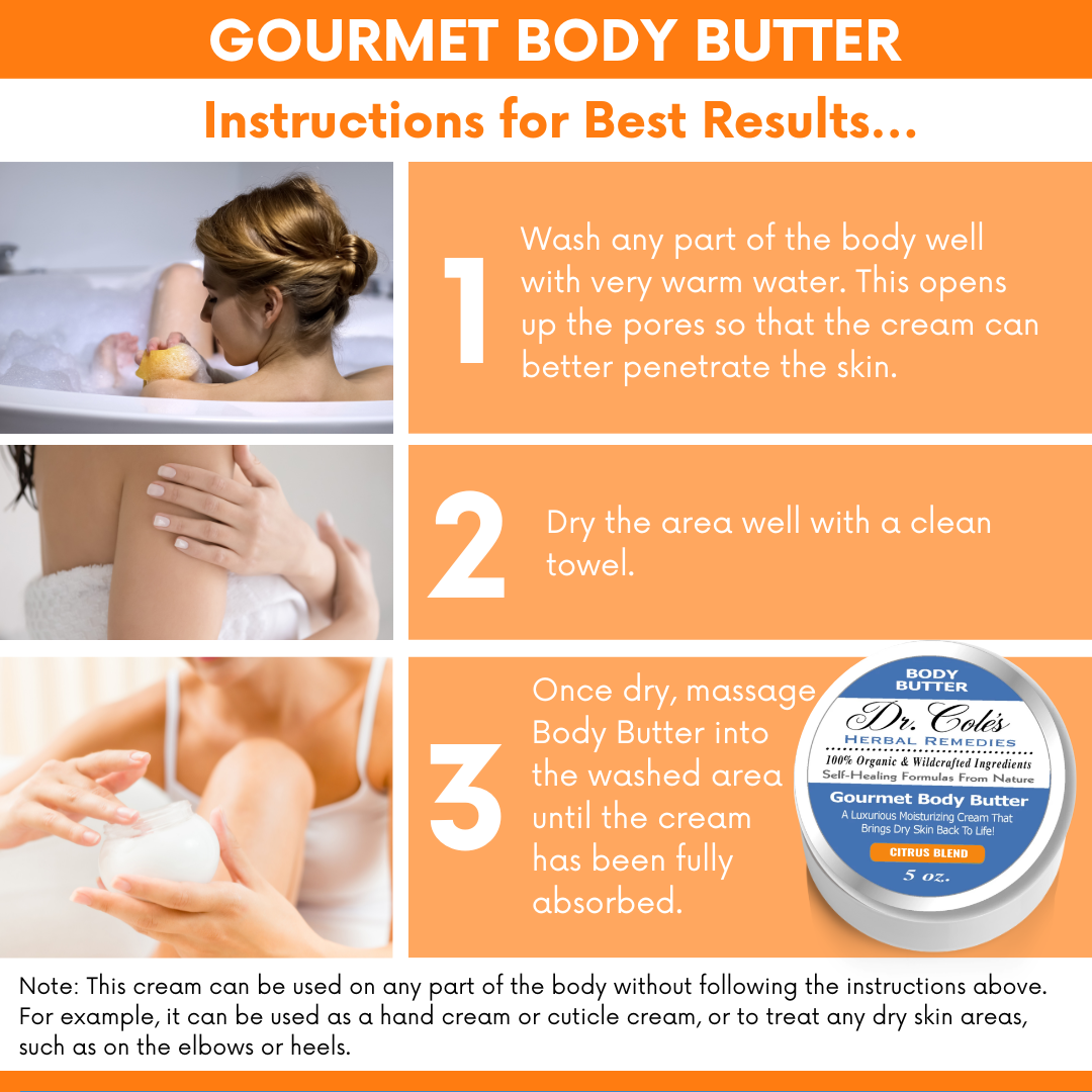 Dr. Cole's Gourmet Body Butter - CITRUS BLEND SixPak-2