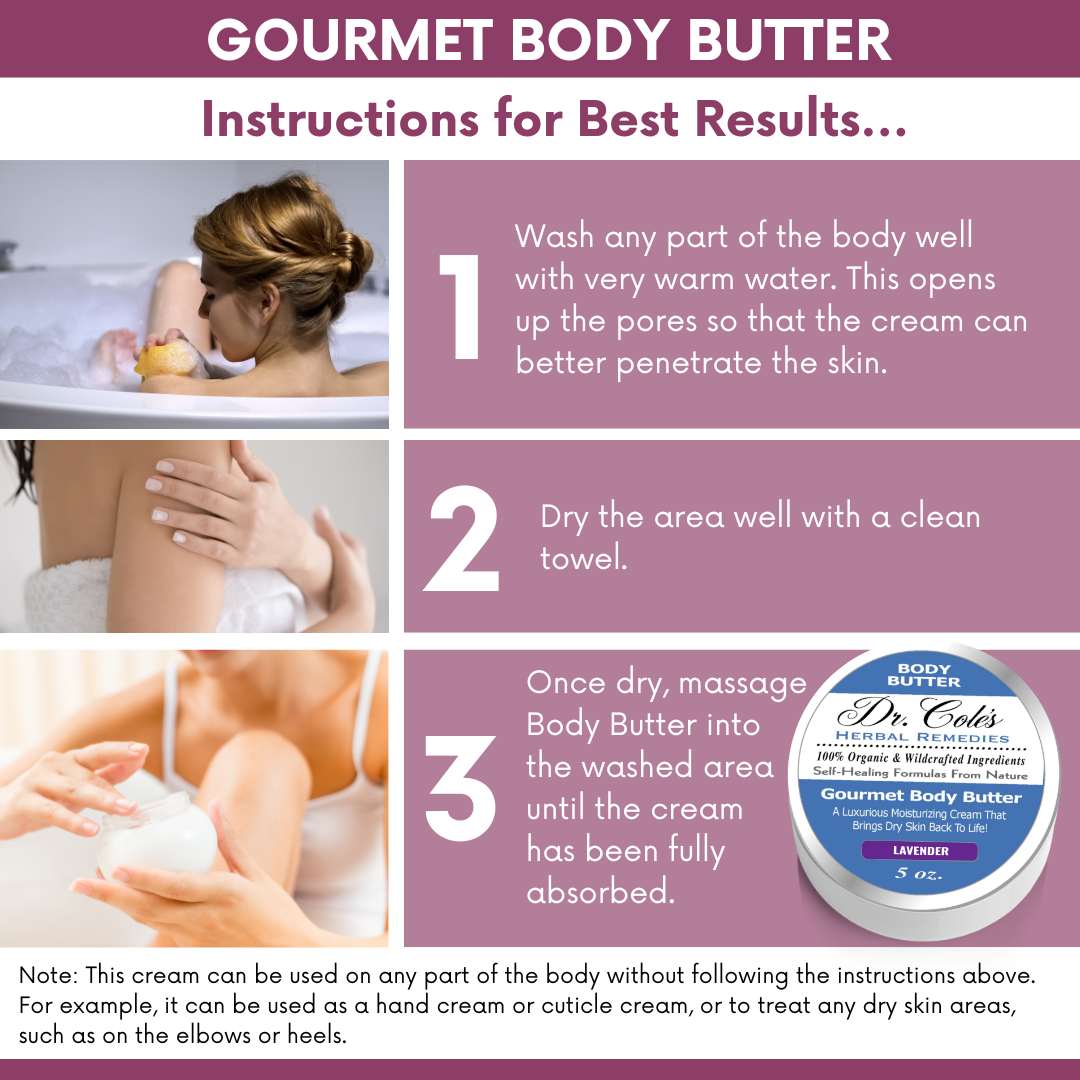 Dr. Cole's Gourmet Body Butter - LAVENDER SixPak-1