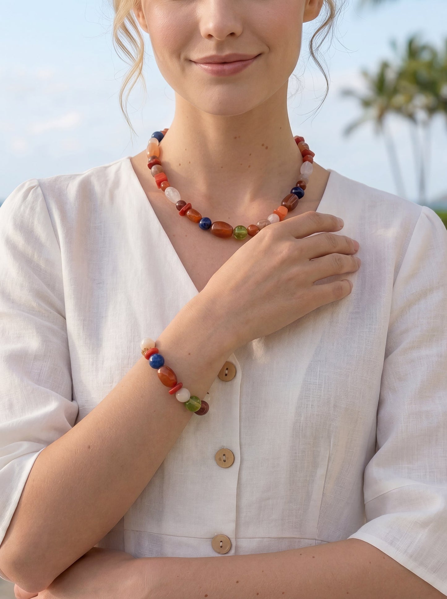 Cosmic Multicolor Beaded Jewelry