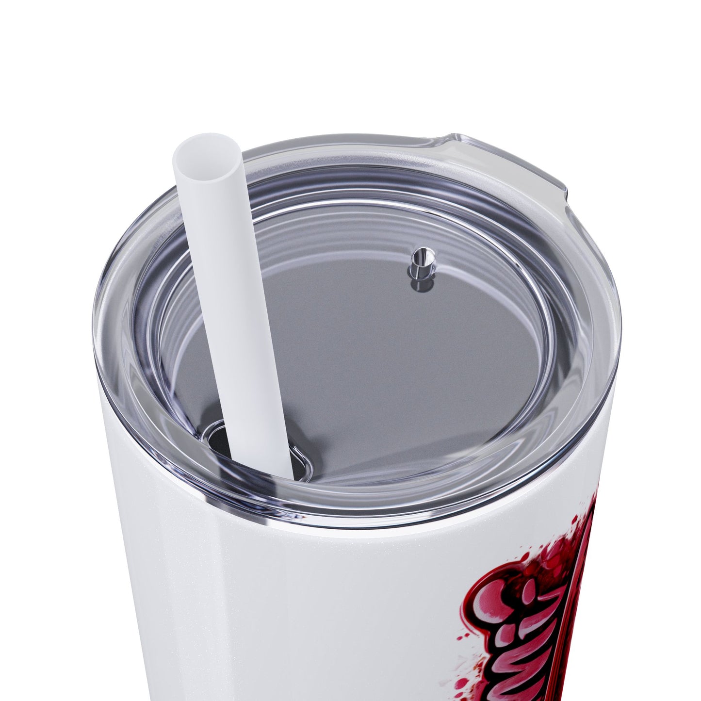 Skinny Tumbler – 'Lake & Lemons' Red Script 20oz Insulated Straw Tumbler