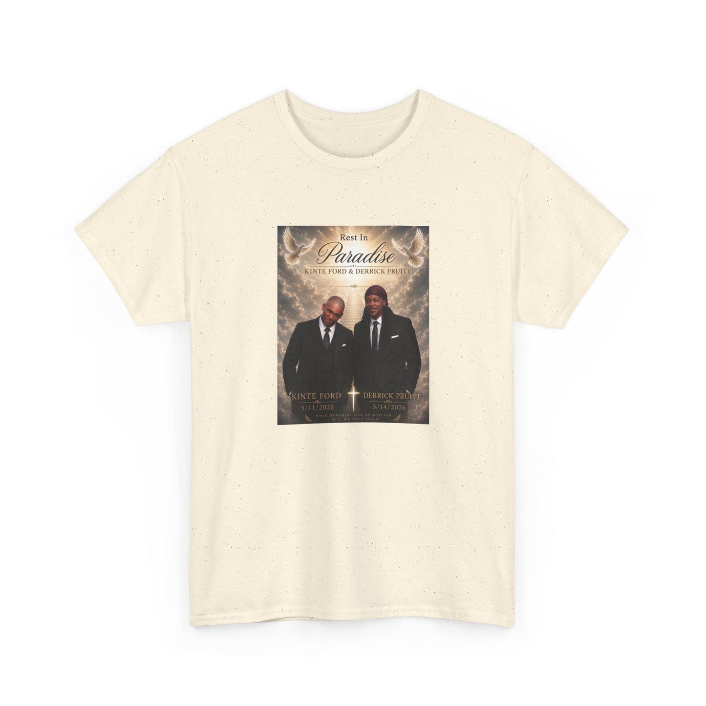 Memorial Tribute Tee — "Rest in Paradise" Funeral Remembrance Shirt