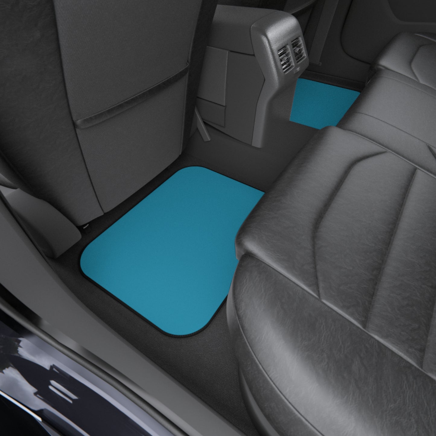 Elegant Blue Marble Car Mats, Luxe Vehicle Accessories, Custom Auto Mats, Stylish Car Interior Decor, Ocean-Inspired Floor Mats