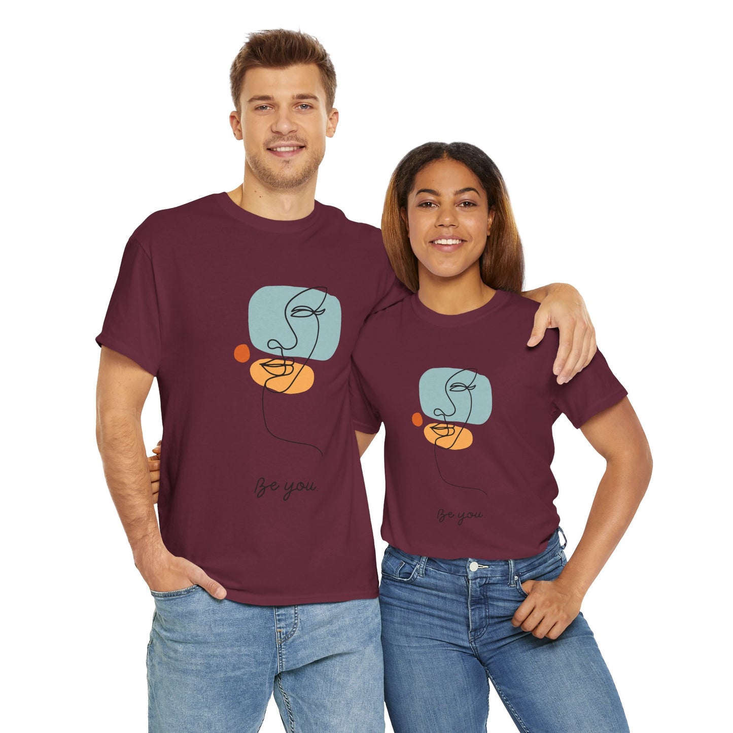 Be You Unisex Cotton Tee - Inspirational Graphic Tee for Self-Love, Gift for Friends, Casual Wear, Birthday, Everyday Comfort