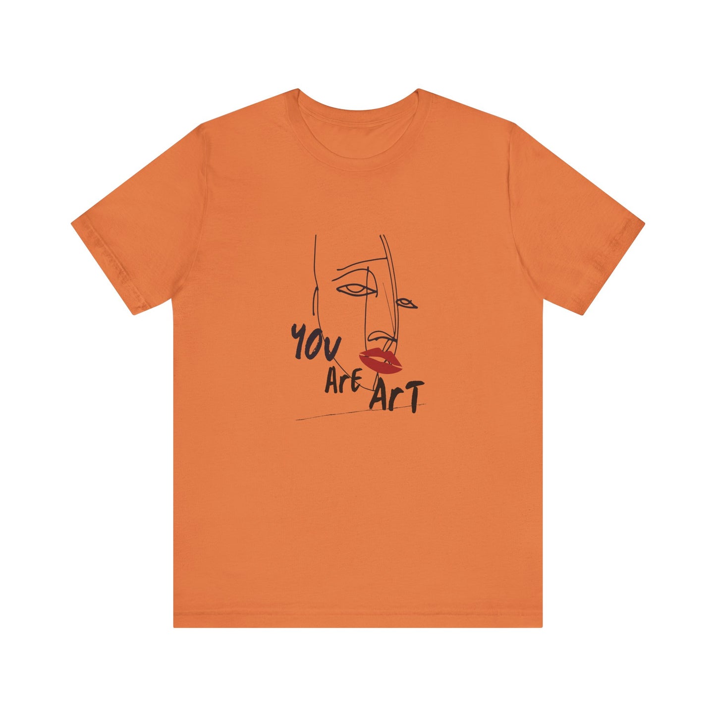 Artistic Expression Unisex Tee - You Are Art, Creative Gift, Casual Wear, Modern Design, Art Lover's Shirt