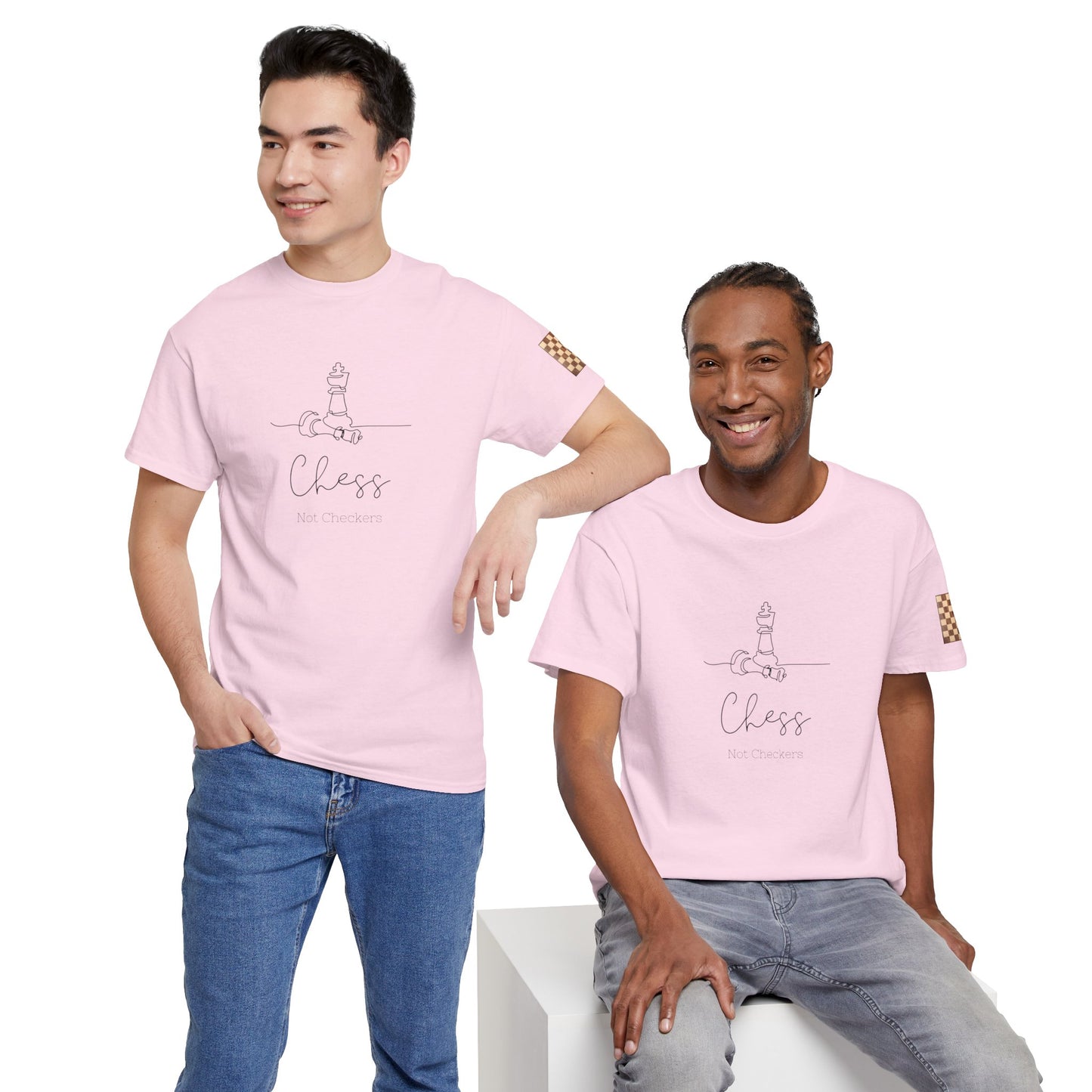 Chess Not Checkers Unisex Tee - Ethically Grown 100% Cotton - GILDAN