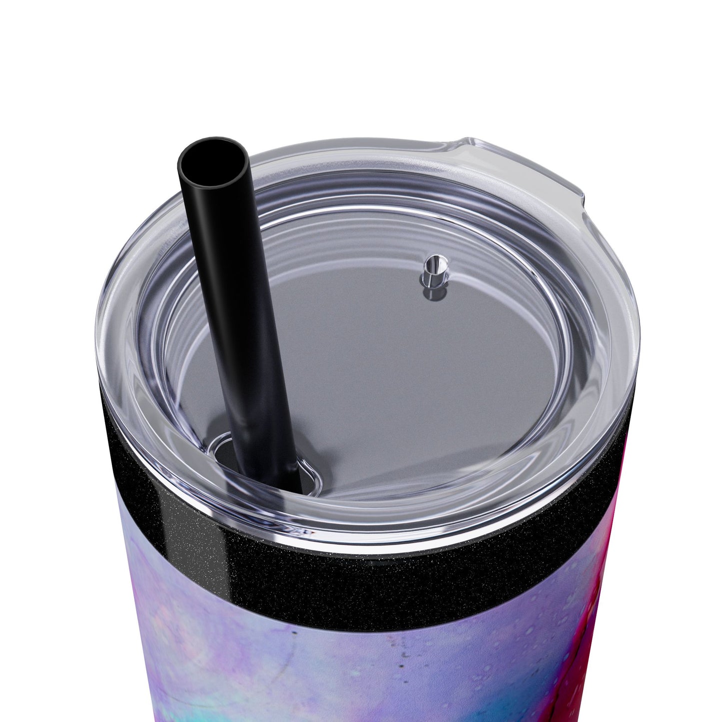 Beautiful Watercolor Splatter Skinny Tumbler with Straw - 20oz, Vibrant Colorful Drinkware for Every Occasion, Perfect Gift for Friends, Reusable Travel Mug, Water [...]