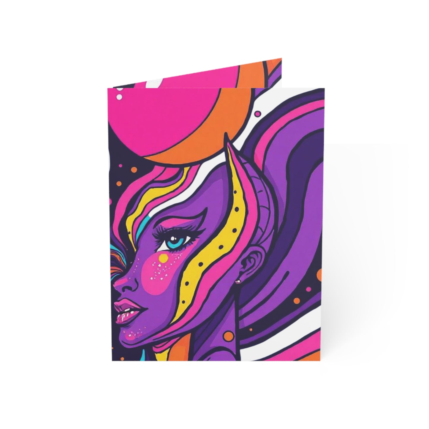 Vibrant Art Greeting Cards - Colorful Abstract Designs for Any Occasion, Art Cards, Fun Stationery, Unique Gift, Invite, Note Cards