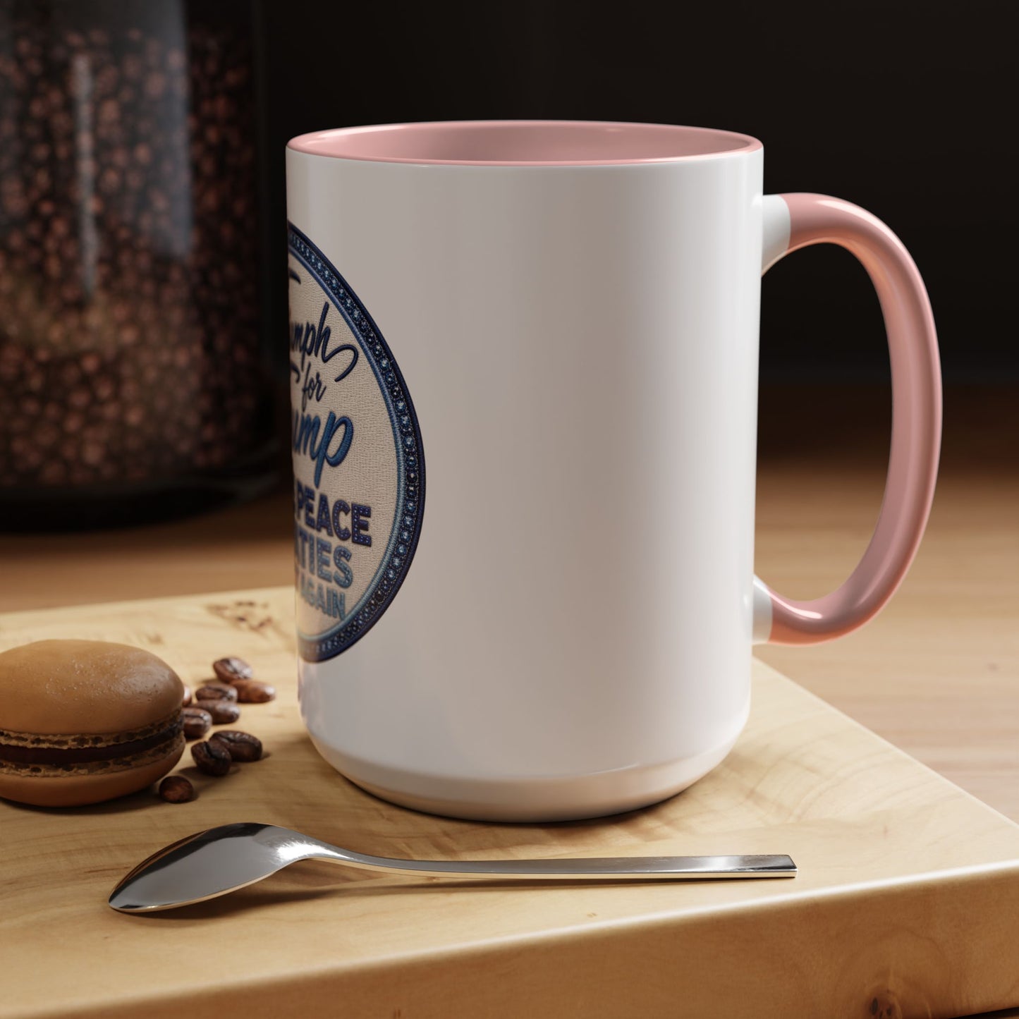 Make Peace Treaties Mug — "Triumph for Trump" Political Coffee Cup (11/15oz)