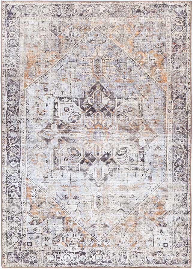 Louis Machine Washable in Beige Rug-5