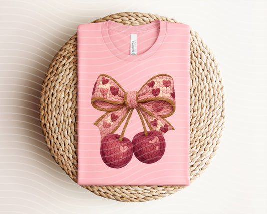 Coquette Cherries Graphic Tee