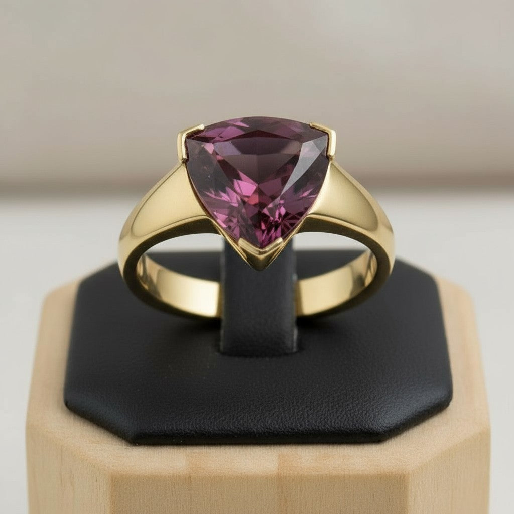 "Infinity" Trilliant Cut Cremation Ring Large 10mm