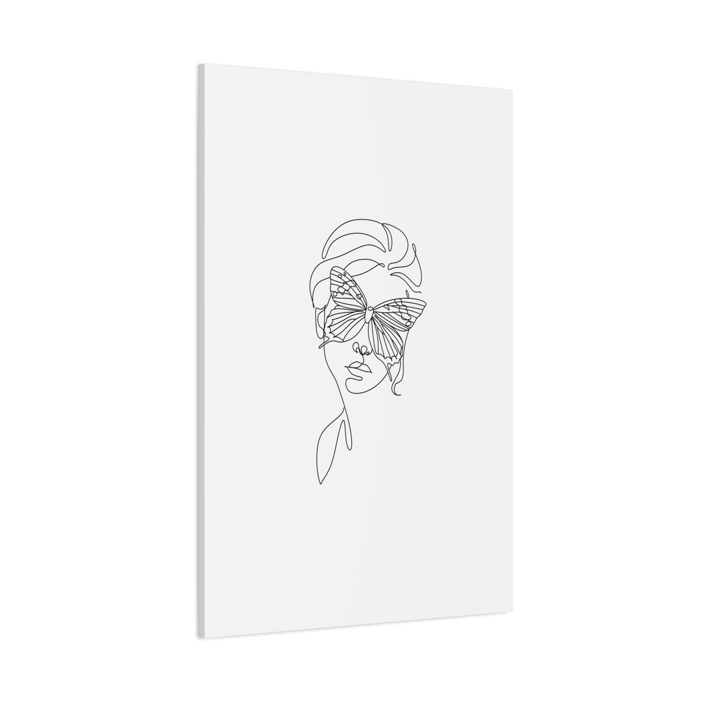 Minimalist Butterfly Canvas Art, Modern Home Decor, Gift for Nature Lovers, Wall Art for Women, Inspirational Wall Art
