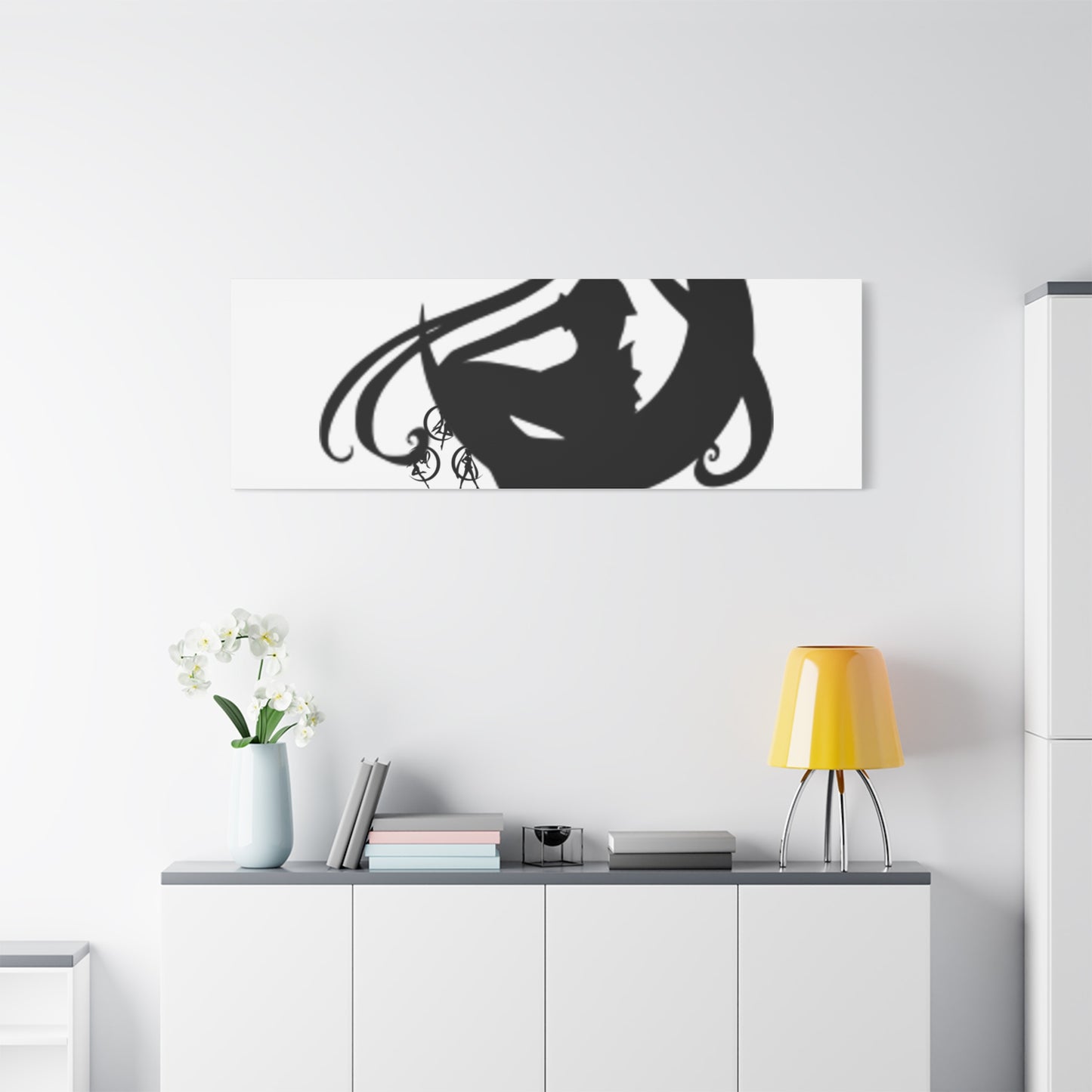 Moonlit Goddess Canvas Art, Modern Wall Decor, Fantasy Home Decor, Boho Aesthetic, Gift for Art Lovers