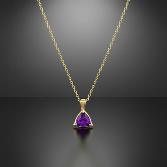 "Infinity" Trilliant Cut Small Cremation Pendant 8mm