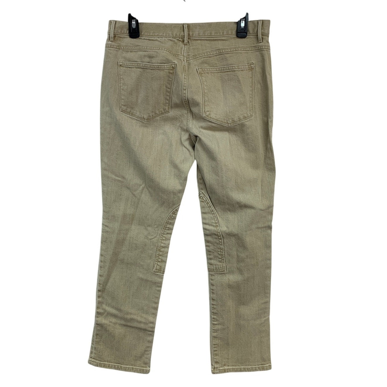 LRL Lauren Jeans Co Womens Size 10 Tan Cotton Blend Straight Leg Denim Jeans