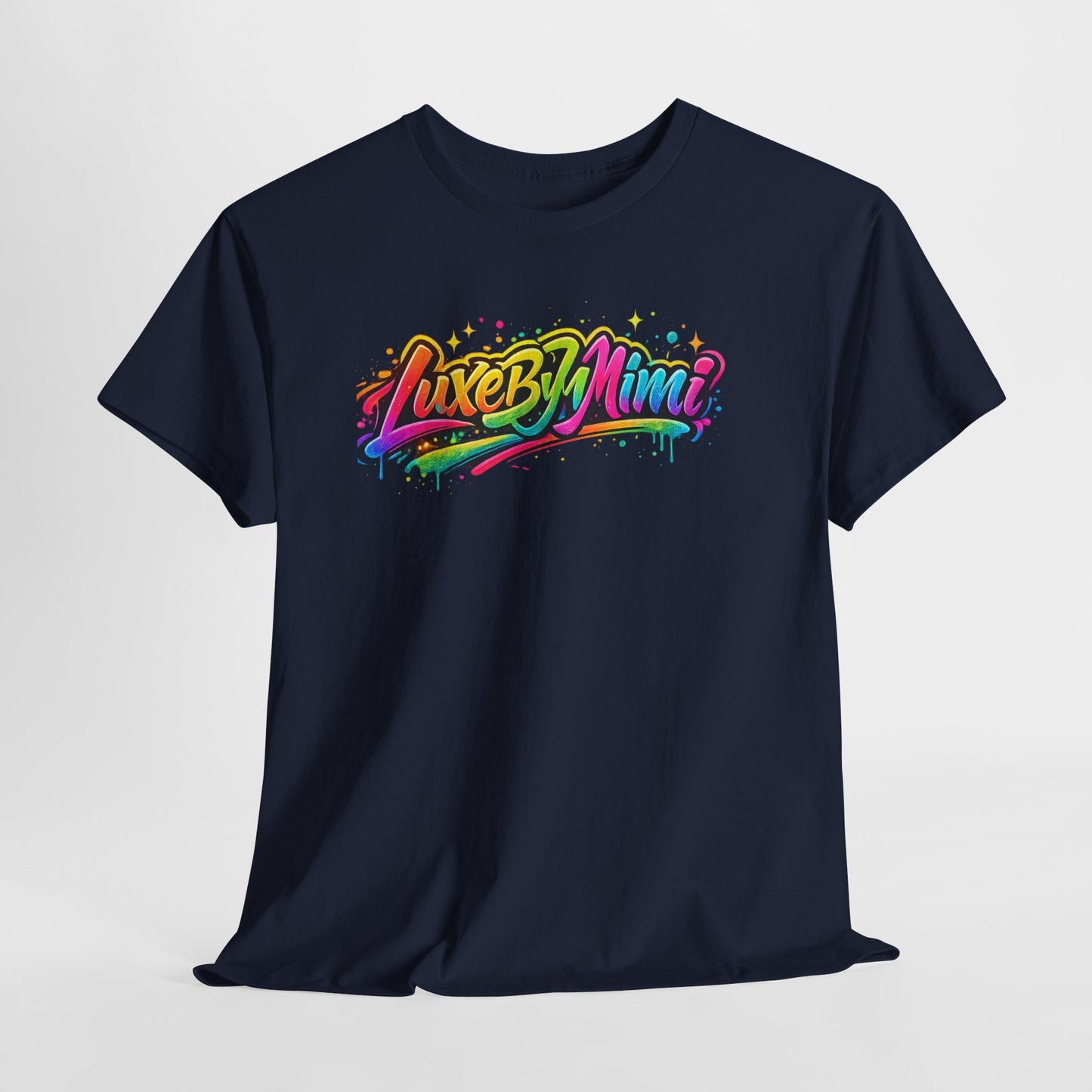 Graffiti Logo T-Shirt — 'Luxe By Mimi' Brand Colorful Streetwear Tee