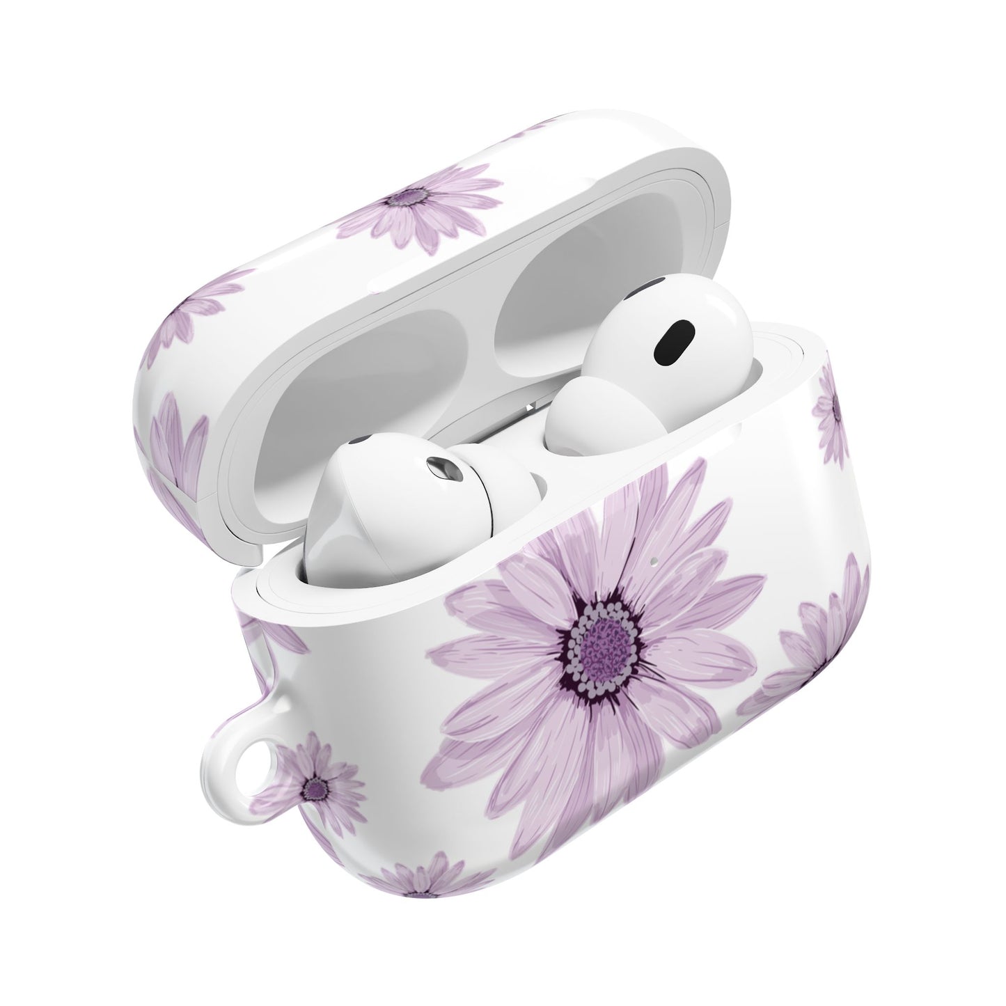 Chic Floral AirPod Cases, Stylish Accessories, Flower Pattern, Gifts for Her, Trendy Tech, Aesthetic Earbud Covers