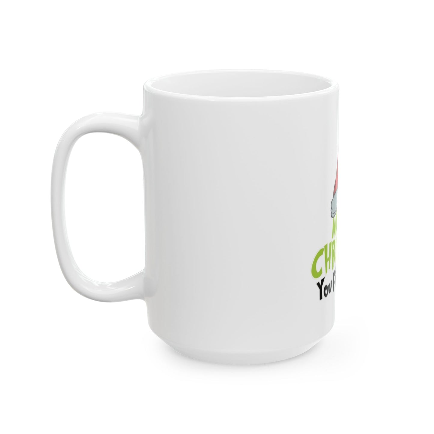 Merry Christmas You Filthy Animal Mug | Festive Ceramic Cup, Holiday Gift, Fun Coffee Mug, Funny Christmas Present, 11oz and 15oz