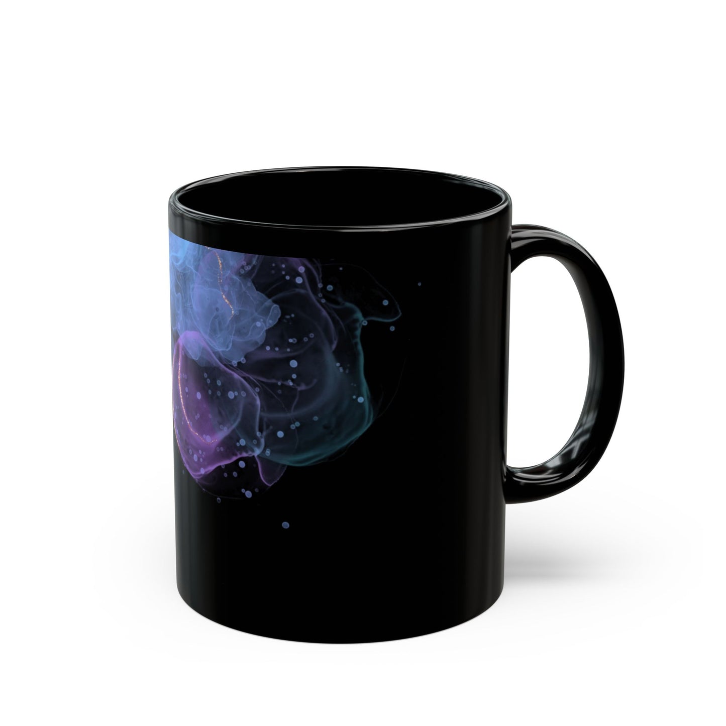 Cosmic Smoke Mug, Mystical Black Coffee Cup, Nebula Design, Gifts for Space Lovers, Unique Home Decor, Birthday Present