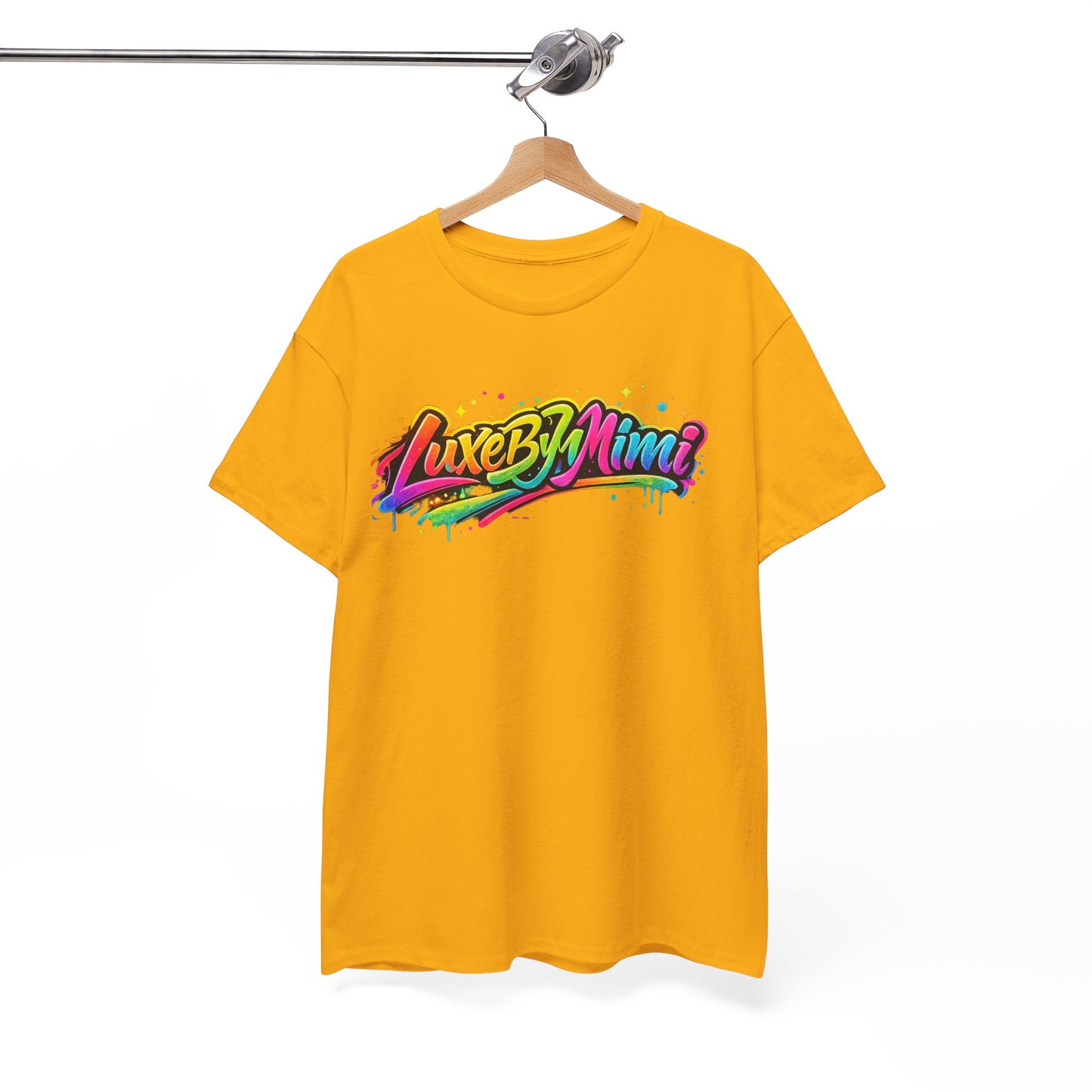 Graffiti Logo T-Shirt — 'Luxe By Mimi' Brand Colorful Streetwear Tee