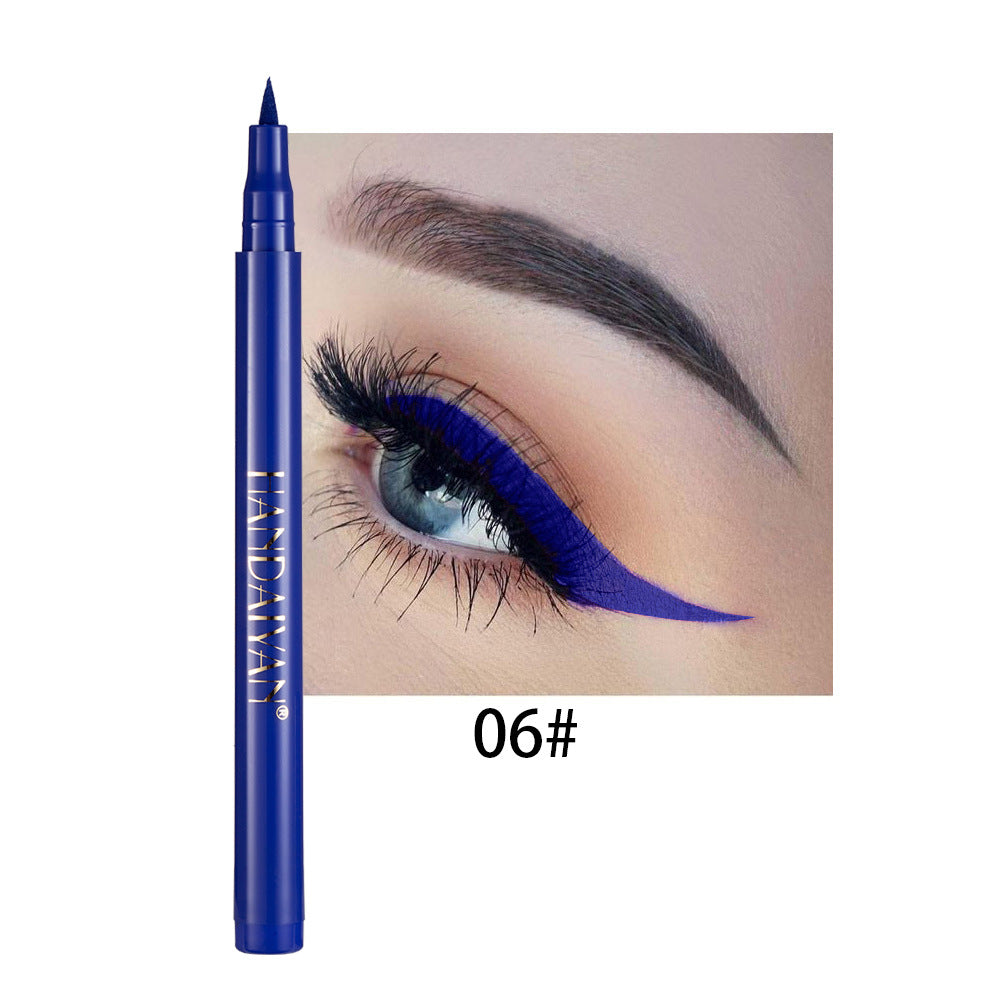 DIY Color Painting Is Not Easy To Smudge Matte Eyeliner