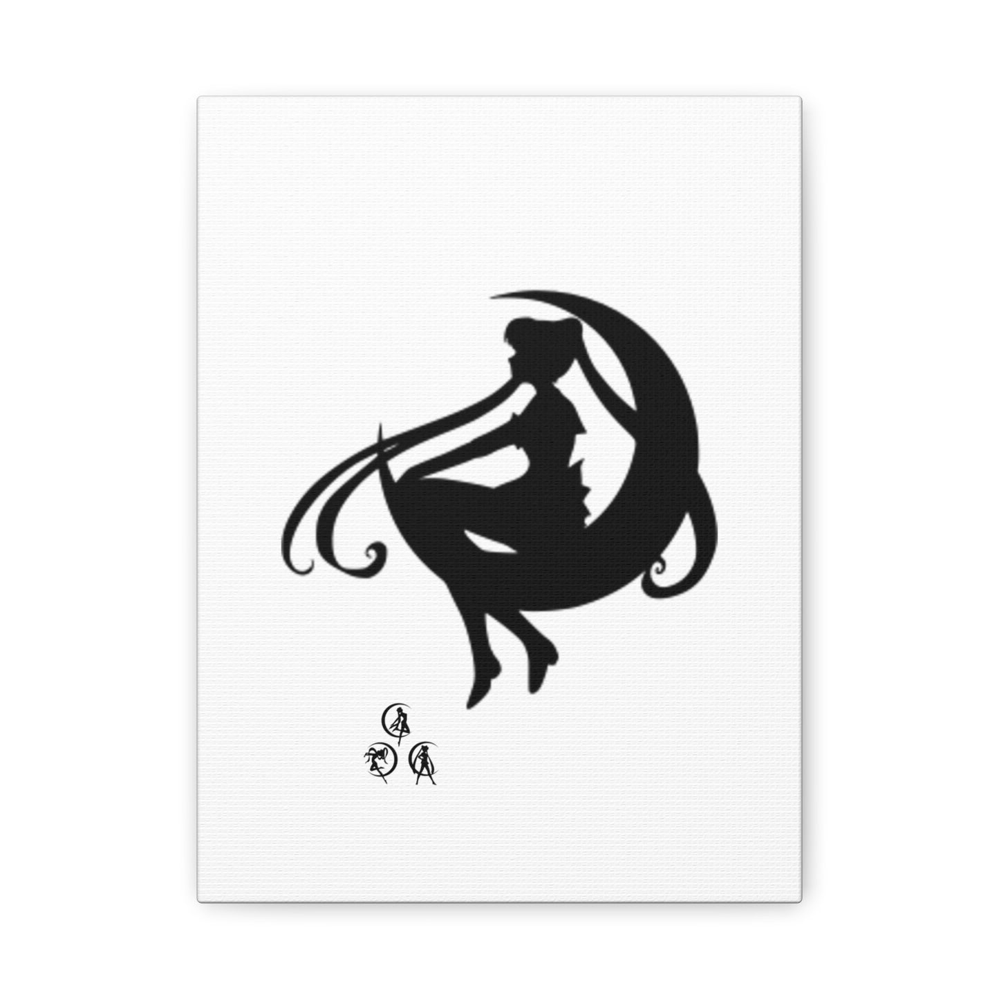 Moonlit Goddess Canvas Art, Modern Wall Decor, Fantasy Home Decor, Boho Aesthetic, Gift for Art Lovers