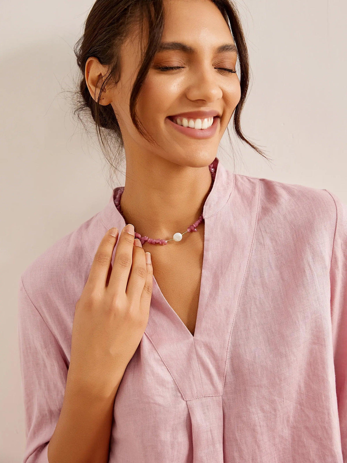100% Linen Dress Shirt JOANNA