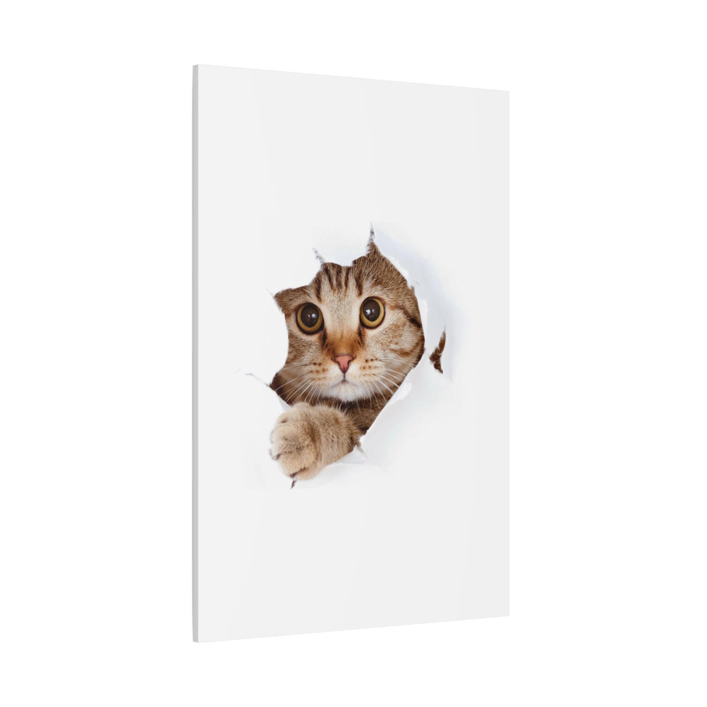 Whimsical Cat Canvas Art, Playful Decor for Cat Lovers, Home Wall Art, Pet-Themed Gift, Cute Cat Wall Art, Cat Lover's Decoration
