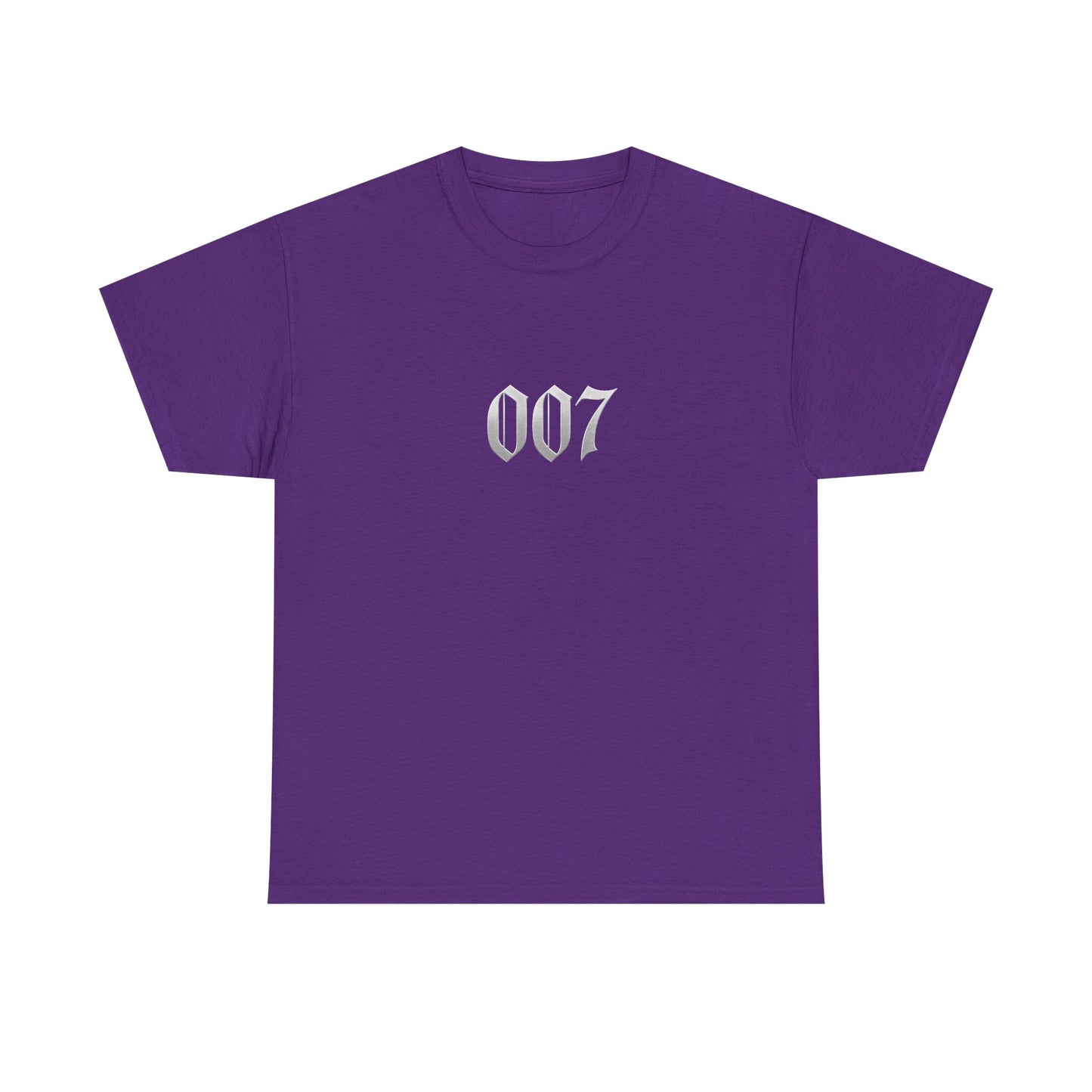 007 Graphic Tee — Subtle Spy Number Chest Print