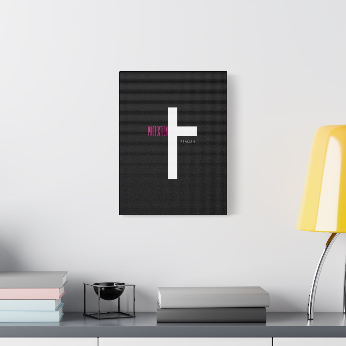 Faith-Inspired Canvas Print - Psalm 91, Home Decor, Wall Art, Christian Gift, Inspirational Decoration