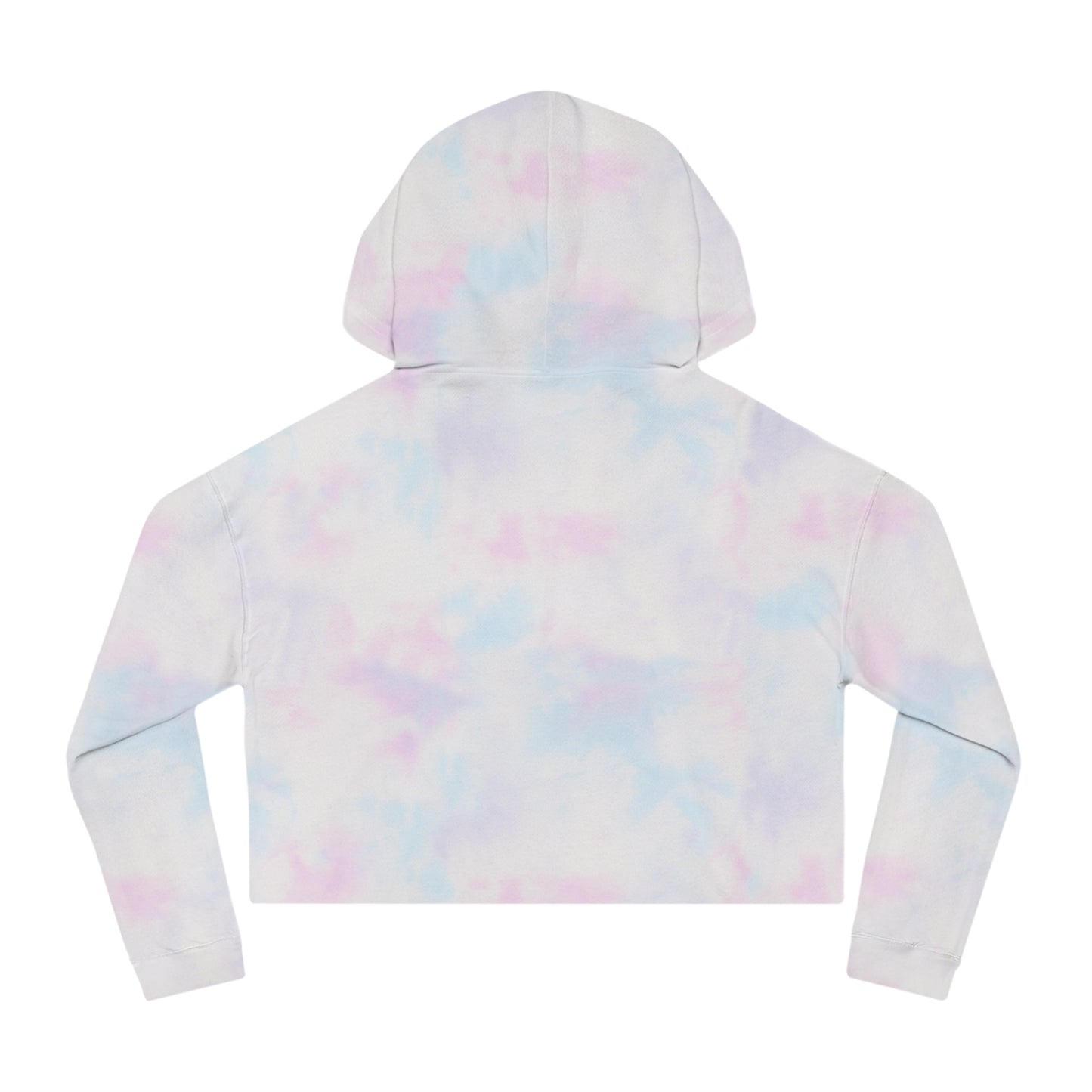Cropped Hoodie - "Somebody Loves You" Colorful Drip Heart Design