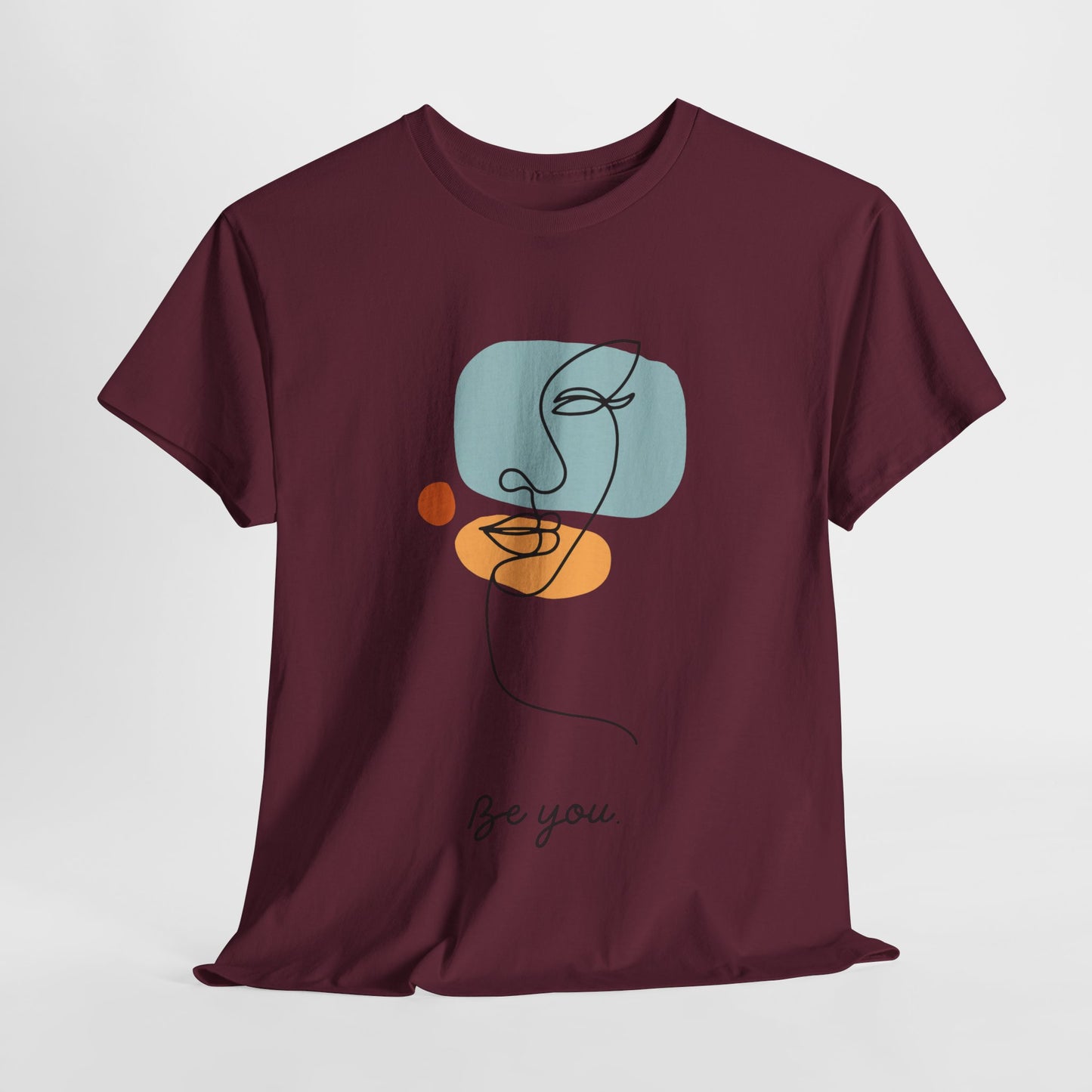 Minimalist Be You Tee, Unisex Cotton T-Shirt, Inspirational Graphic Tee, Gift for Friends, Casual Everyday Wear, Self-Love Apparel
