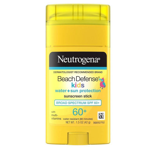 Neutrogena Beach Defense Kids SPF 60+ Sunscreen Stick 1.5 Oz